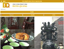 Tablet Screenshot of gombattrangdoanquang.com
